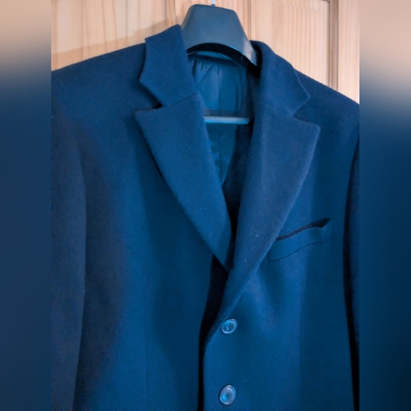 Men's Cashmere /Wool Overcoat - Picture 2 of 8